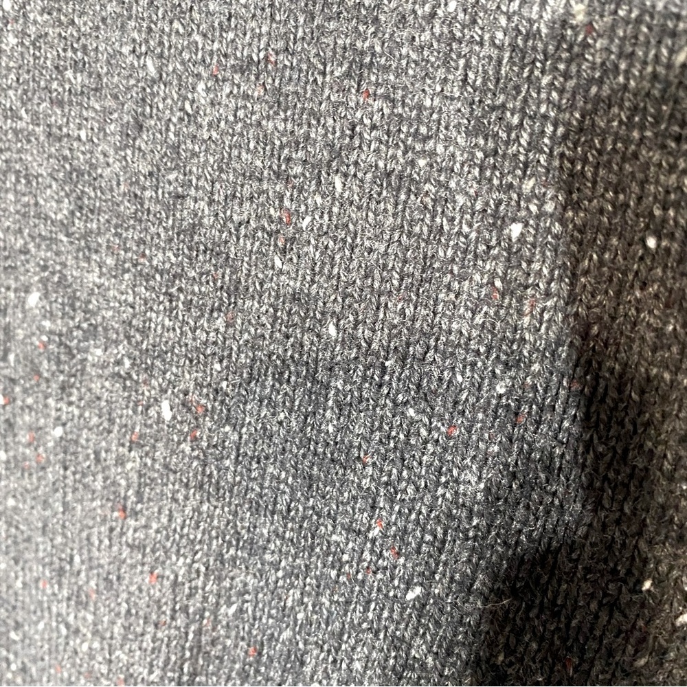 Denver Hayes Dark Grey Cable Knit Crew Neck Sweater L - Picture 7 of 16